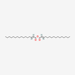 molecular formula C32H58O3 B12688333 2-Hexadecenoic acid, anhydride CAS No. 71520-00-8