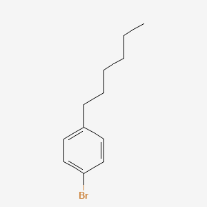 molecular formula C12H17B B1268834 1-Bromo-4-hexylbenzene CAS No. 23703-22-2