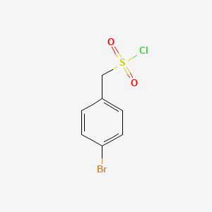 molecular formula C7H6BrClO2S B1268837 4-Bromobenzylsulfonyl chloride CAS No. 53531-69-4