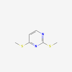 molecular formula C6H8N2S2 B1268842 2,4-Bis(methylthio)pyrimidine CAS No. 5909-26-2