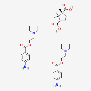 molecular formula C36H56N4O8 B12688431 Einecs 306-146-4 CAS No. 96446-20-7