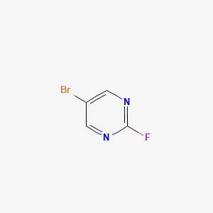 molecular formula C4H2BrFN2 B1268855 5-Bromo-2-fluoropyrimidine CAS No. 62802-38-4