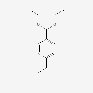 molecular formula C14H22O2 B1268857 4-Propylbenzaldehyde diethyl acetal CAS No. 89557-35-7