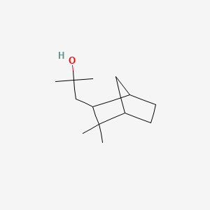 molecular formula C13H24O B12688574 alpha,alpha,3,3-Tetramethylbicyclo(2.2.1)heptan-2-ethanol CAS No. 94200-95-0