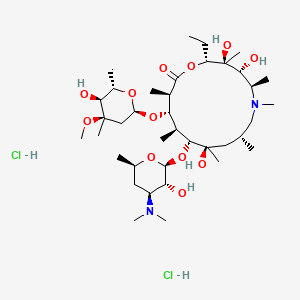 molecular formula C38H74Cl2N2O12 B12688576 Azithromycin dihydrochloride CAS No. 90581-31-0