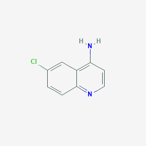molecular formula C9H7ClN2 B1268862 6-Chloroquinolin-4-amine CAS No. 20028-60-8