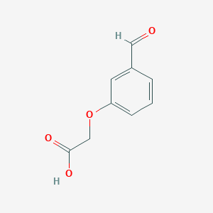 molecular formula C9H8O4 B1268867 3-甲酰基苯氧基乙酸 CAS No. 37748-09-7