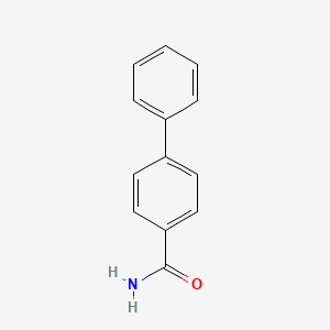 molecular formula C13H11NO B1268870 4-Phenylbenzamide CAS No. 3815-20-1
