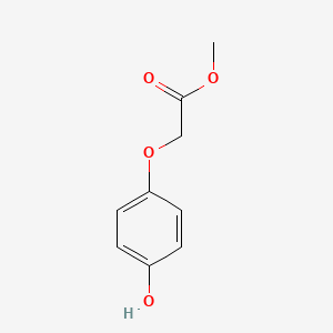 molecular formula C9H10O4 B1268873 Methyl 2-(4-hydroxyphenoxy)acetate CAS No. 70067-75-3