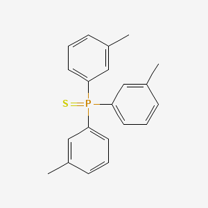 molecular formula C21H21PS B12688739 Tris(3-methylphenyl)phosphine sulfide CAS No. 6163-62-8