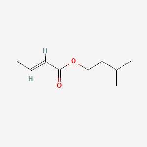 molecular formula C9H16O2 B12688770 Isopentyl 2-butenoate CAS No. 73545-17-2