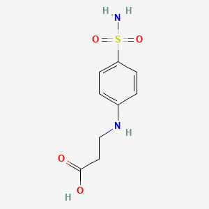 3-[(4-Sulfamoylphenyl)amino]propanoic acid