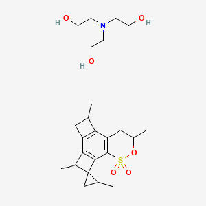 molecular formula C24H37NO6S B12688870 Einecs 306-225-3 CAS No. 96687-54-6