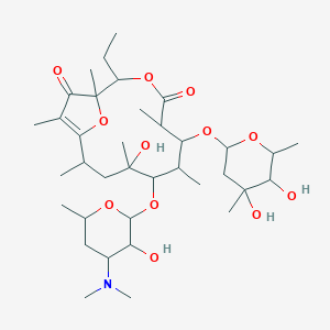 molecular formula C36H61NO12 B126889 Sporeamicin B CAS No. 143313-36-4