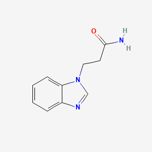 3-(1H-benzimidazol-1-yl)propanamide
