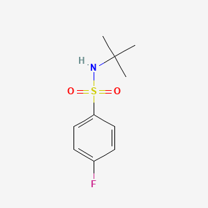 molecular formula C10H14FNO2S B1268902 N-tert-butyl-4-fluorobenzenesulfonamide CAS No. 29083-05-4