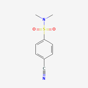molecular formula C9H10N2O2S B1268904 4-cyano-N,N-dimethylbenzenesulfonamide CAS No. 63877-94-1