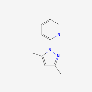 molecular formula C10H11N3 B1268907 2-(3,5-dimethyl-1H-pyrazol-1-yl)pyridine CAS No. 21018-71-3