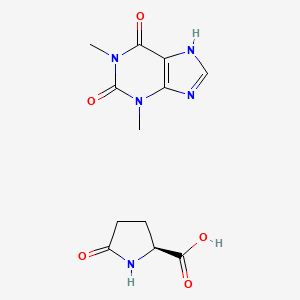 molecular formula C12H15N5O5 B12689140 Einecs 303-683-6 CAS No. 94201-92-0