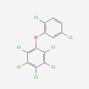 molecular formula C12H3Cl7O B12689147 2,2',3,4,5,5',6-Heptachlorodiphenyl ether CAS No. 727738-97-8