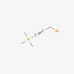 molecular formula C6H11BrSi B1268919 3-Bromo-1-(trimethylsilyl)-1-propyne CAS No. 38002-45-8