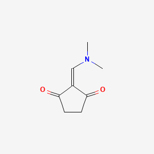 molecular formula C8H11NO2 B1268928 2-[(Dimethylamino)methylene]cyclopentane-1,3-dione CAS No. 85302-06-3