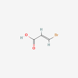 molecular formula C3H3BrO2 B1268930 (E)-3-Bromoacrylic Acid CAS No. 6213-89-4