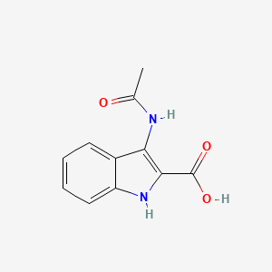 molecular formula C11H10N2O3 B1268932 3-Acetylamino-1H-indole-2-carboxylic acid CAS No. 56545-53-0