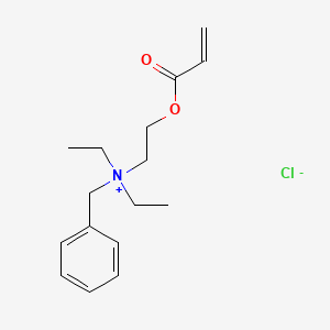 molecular formula C16H24ClNO2 B12689350 Benzyldiethyl(2-((1-oxoallyl)oxy)ethyl)ammonium chloride CAS No. 51441-48-6