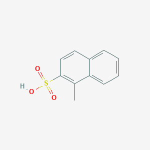 molecular formula C11H10O3S B12689367 1-Methyl-2-naphthalenesulfonic acid CAS No. 68487-67-2