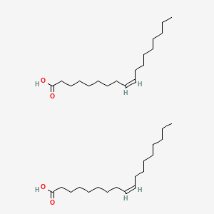 molecular formula C36H68O4 B12689392 9-Octadecenoic acid (9Z)-, dimer CAS No. 7049-68-5
