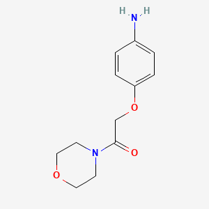 2-(4-Aminophenoxy)-1-morpholinoethanone