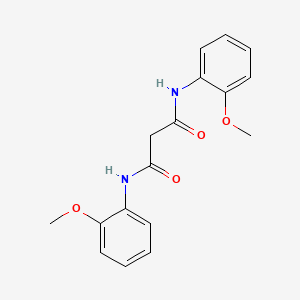 molecular formula C17H18N2O4 B1268968 N,N'-Bis-(2-methoxy-phenyl)-malonamide CAS No. 7056-72-6
