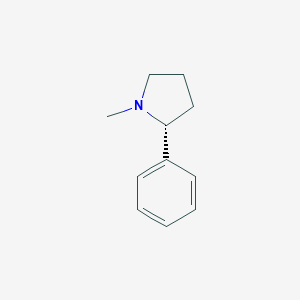molecular formula C11H15N B126897 (R)-1-Methyl-2-phenylpyrrolidine CAS No. 58166-84-0