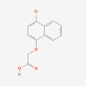 molecular formula C12H9BrO3 B1268974 2-((4-Bromonaphthalen-1-yl)oxy)acetic acid CAS No. 82746-69-8