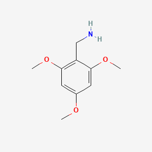 molecular formula C10H15NO3 B1268981 (2,4,6-Trimethoxyphenyl)methanamine CAS No. 77648-20-5