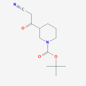 3-(2-Cyano-acetyl)-piperidine-1-carboxylic acid tert-butyl ester