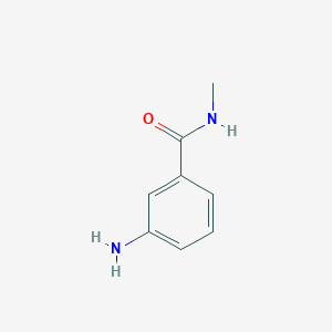 molecular formula C8H10N2O B1269001 3-Amino-N-methylbenzamide CAS No. 25900-61-2