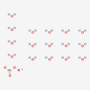 molecular formula K8Nb6O19 B12690142 Niobium potassium oxide (NbKO3) CAS No. 12031-11-7