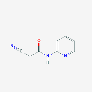 molecular formula C8H7N3O B1269017 2-氰基-N-(吡啶-2-基)乙酰胺 CAS No. 90004-06-1