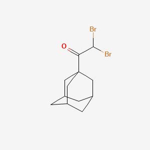 molecular formula C12H16Br2O B1269026 1-(Adamantan-1-yl)-2,2-dibromoethanone CAS No. 26525-25-7
