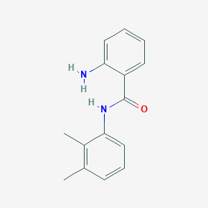 molecular formula C15H16N2O B1269028 2-amino-N-(2,3-dimethylphenyl)benzamide CAS No. 35703-71-0