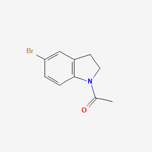 molecular formula C10H10BrNO B1269029 1-乙酰-5-溴吲哚 CAS No. 22190-38-1