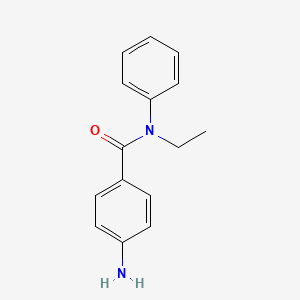 molecular formula C15H16N2O B1269036 4-Amino-N-ethyl-N-phenylbenzamide CAS No. 65270-05-5