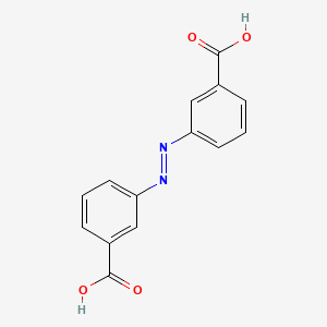molecular formula C14H10N2O4 B1269039 3,3'-Azodibenzoic Acid CAS No. 621-18-1