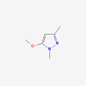 molecular formula C6H10N2O B1269058 5-methoxy-1,3-dimethyl-1H-pyrazole CAS No. 53091-80-8