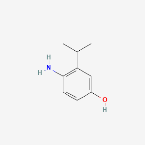 molecular formula C9H13NO B1269070 4-Amino-3-(isopropyl)phenol CAS No. 82774-61-6