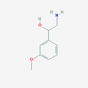 molecular formula C9H13NO2 B1269081 2-Amino-1-(3-methoxyphenyl)ethanol CAS No. 27382-18-9