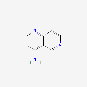 molecular formula C8H7N3 B1269099 1,6-Naphthyridin-4-amine CAS No. 28593-08-0