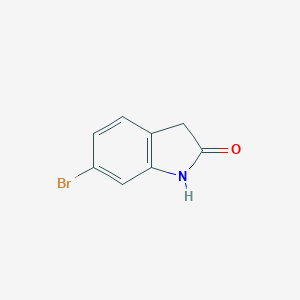 molecular formula C8H6BrNO B126910 6-Bromooxindole CAS No. 99365-40-9